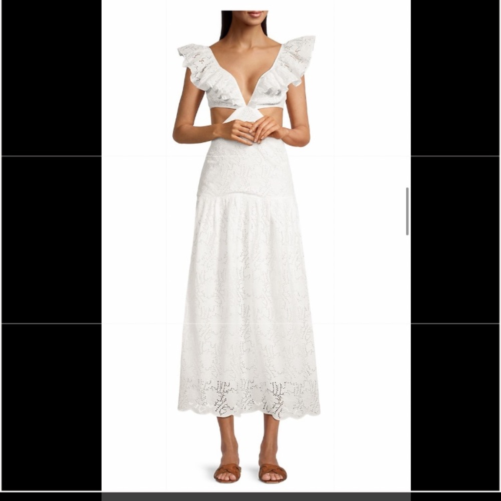Suboo Eyelet Cotton Maxi Dress